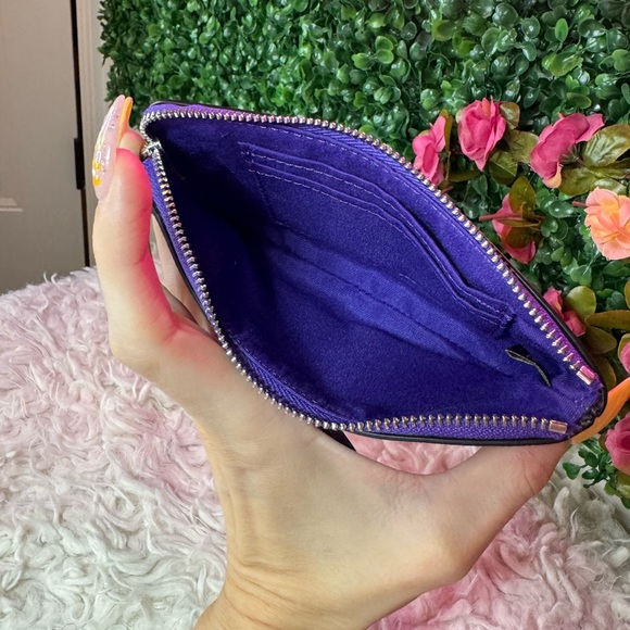 Coach Purple Floral Wristlet 💜💐✨ - Picture 5 of 5
